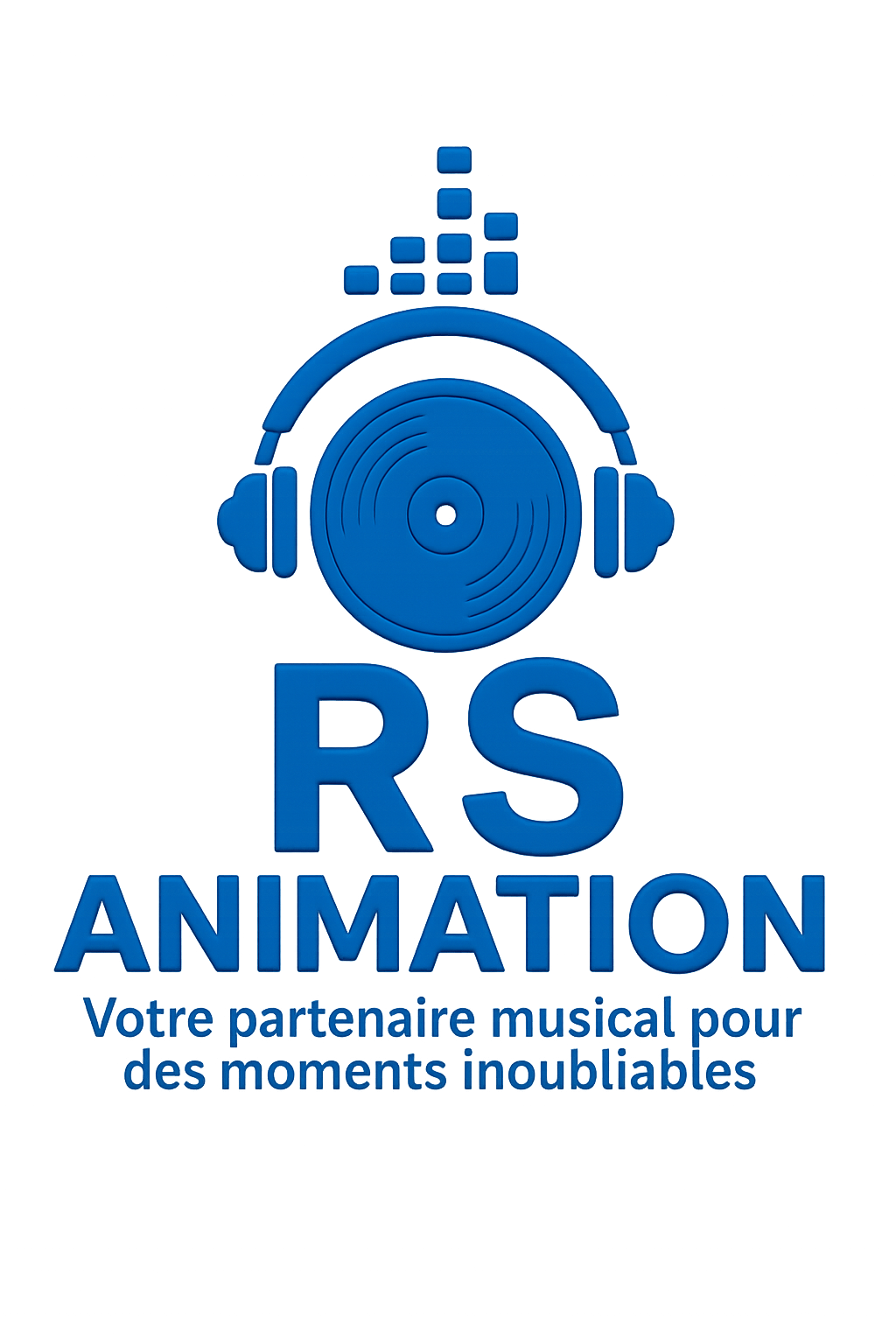 DJ RS ANIMATION – Logo officiel animation musicale en Haute-Savoie